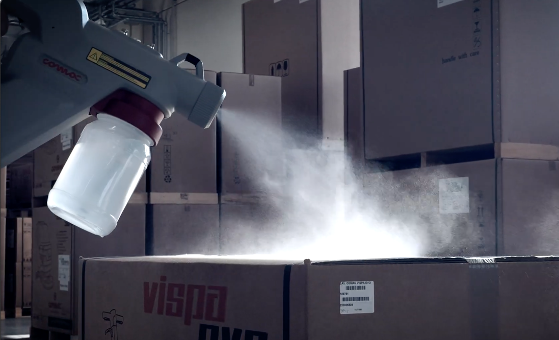 Desinfección por Atomización (Spray Drying) Netsport